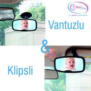 Miny Baby MB-1000 Vantuzlu-Klipsli Araç İçi Bebek Dikiz Aynası