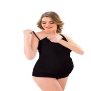 Hilarity 30991 Emzirme ve Hamile Atlet Siyah - XL