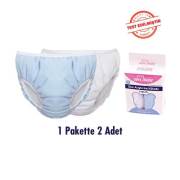 Sevi Bebe İkili Alıştırma Külodu Mavi/Beyaz - No:1