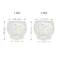 Sevi Bebe Pamuk Pedli Alıştırma Külodu (4 Adet) No: 1