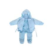 Sevi Bebe Ayaklı Kundak Battaniye - Mavi