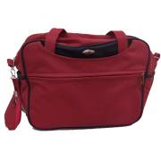 Ats Lüx Sd Deri Leylak Model Çanta Kırmızı Siyah