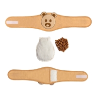 Sevi Bebe Kiraz Çekirdekli Bebek Bel Bandı - Krem