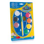 Carioca 42493 Jumbo Sulu Boya 8li Palet 40mm