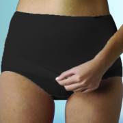 Chezmam 8620 Kendinden Karın Bantlı Ayarlanabilir Akıllı Külot Siyah No:1