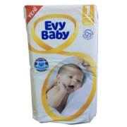 Evy Baby Yenidoğan 44 Adet Jumbo Bebek Bezi 2-5 kg (44 lü Islak Mendil Hediye)