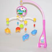 Babyhope 777-3A 4 Parça Oyuncaklı Dönence - Pembe