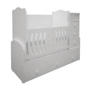 Babyhope 730-55 Maya Altı Çekmeceli Büyüyen Beşik - Beyaz