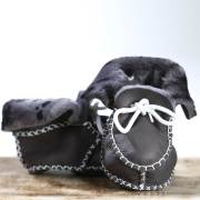 Pialetti Baby Ayşecik Bebe 0-6 Ay Patik Antrasit - 18 Numara