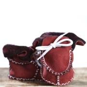 Pialetti Baby Ayşecik Bebe 6-12  Ay Patik Bordo - 20 Numara