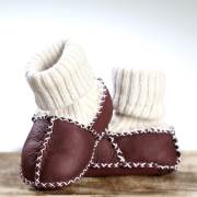 Pialetti Baby Ayşecik Bebe 0-6 Ay Lastikli Patik Bordo - 18 Numara