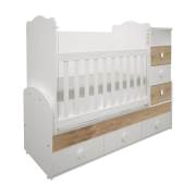 Babyhope 930-57 Vesta Altı Çekmeceli Beşik 70x180 - S.Meşe