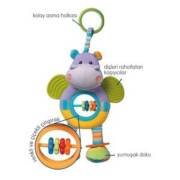 Bondigo Diş kaşıyıcı ve boncuklu çıngırak hippo