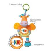 Bondigo Diş kaşıyıcı ve boncuklu çıngırak zürafa