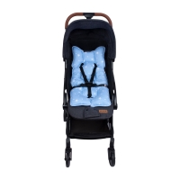 Sevi Bebe Puset ve Oto Koltuğu Minderi - Mavi Yıldızlı