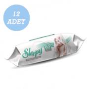 Sleepy Pudra Kokulu Islak Mendil 12x90 Adet