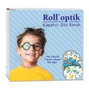 Roll Optik Kapatıcı Göz Bandı Erkek Çocuk İçin 100lü