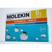 Molekin Vitamin D3 1000 IU 60 Tablet