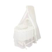Bambidoo 603 Ahşap Dilara Puanlı Sepet Beşik - Krem