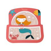 Mycey İki Bölmeli Tabak - Deniz Kızı