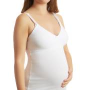 Funna Mamma 7549 Emzirme Atleti - Rosa - Beyaz - M