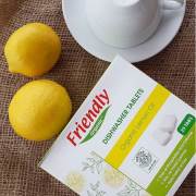 Friendly Organic Bulaşık Makinesi 25 Tablet Limon Deterjan