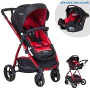 Casual Cadillac Air Trona Travel Sistem Bebek Arabası - Kırmızı