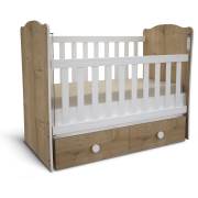 Babyhope 905-57 Asansörlü İki Çekmeceli Beşik 70*130 S.Meşe