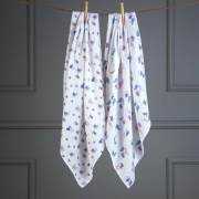 Funna Baby 9518 Pretty 2li Muslin Battaniye - 90x90 cm / Pembe