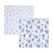 Funna Baby 9522 Origami 2li Muslin Battaniye - 90x90 cm / Mavi
