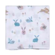 Funna Baby 9529 Bunny Muslin Battaniye - 120x120 cm / Pembe