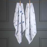 Funna Baby 9534 Forest 2li Muslin Battaniye - 90x90 cm / Gri