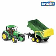Bruder John Deere 6920 Traktör & Römork BR02058