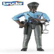 Bruder Koyu Tenli Polis Memuru Ve Aksesuarları BR60051