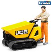 Bruder JCB Dumster HTD-5 ve İnşaat İşçisi BR62004