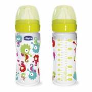 Chicco Sağlıklı Beslenme PP Biberon 250 ml Silikon Emzikli