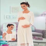 Limissi 1041 Gecelik Beray Model - Ekru / S