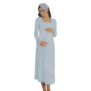 Limissi 1043 Gecelik İnci Model - Mavi / L