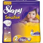 Sleepy Sensitive Mini Jumbo 78`li Bebek Bezi 2 Numara
