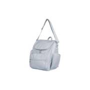 Ats Sırt Çantası Lüx Önden Fermuarlı Gri