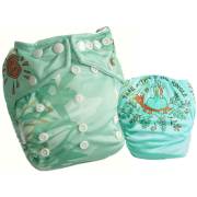 Natura BabyNeo Yıkanabilir Tek Beden 3-17 kg Bebek Bezi - Turtle