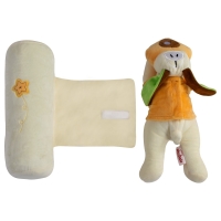 Sevi Bebe Oyuncaklı Yan Yatış Yastığı - Köpek