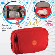 Alone 9313 Islak Mendil ve Termos Çantası - Kırmızı