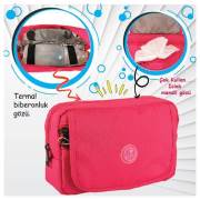 Alone 9313 Islak Mendil ve Termos Çantası - Fuşya