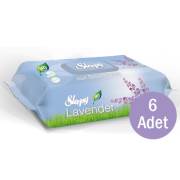 Sleepy Lavanta Islak Mendil 6x90 Adet