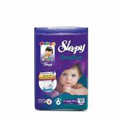 Sleepy Sensitive XL Plus Jumbo 18`li Bebek Bezi 6+ Numara