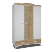 Babyhope 953-57 Vesta 3 Kapaklı Dolap - S.Meşe