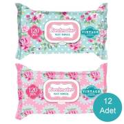 Freshmaker Vintage Islak Havlu Mendil 12x120 Adet