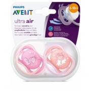 Philips Avent SCF345/22 Ultra Air Emzik 6-18 ay Kız- Desenli