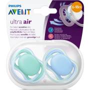 Philips Avent Renkli Ultra Air Emzik 2`li 6-18 Ay Erkek - SCF244/22